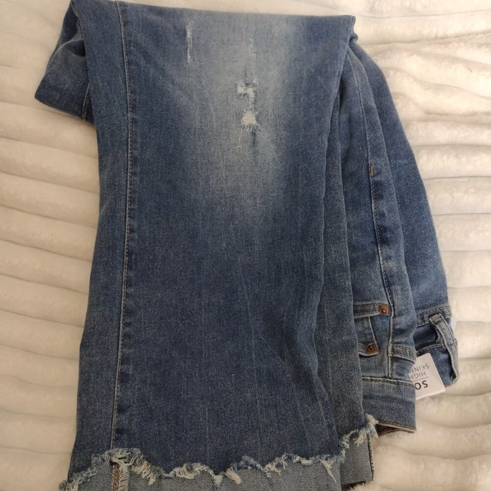 Nicole Miller New York SOHO High Rise Skinny Crop Jeans 18W NWT - Picture 9 of 16